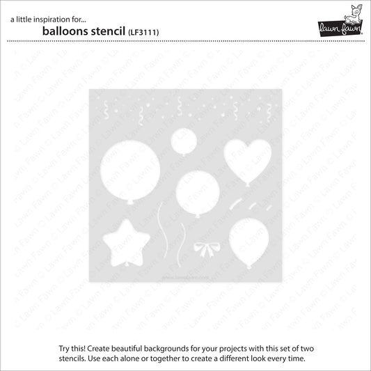 Lawn Fawn - Balloons - Stencils