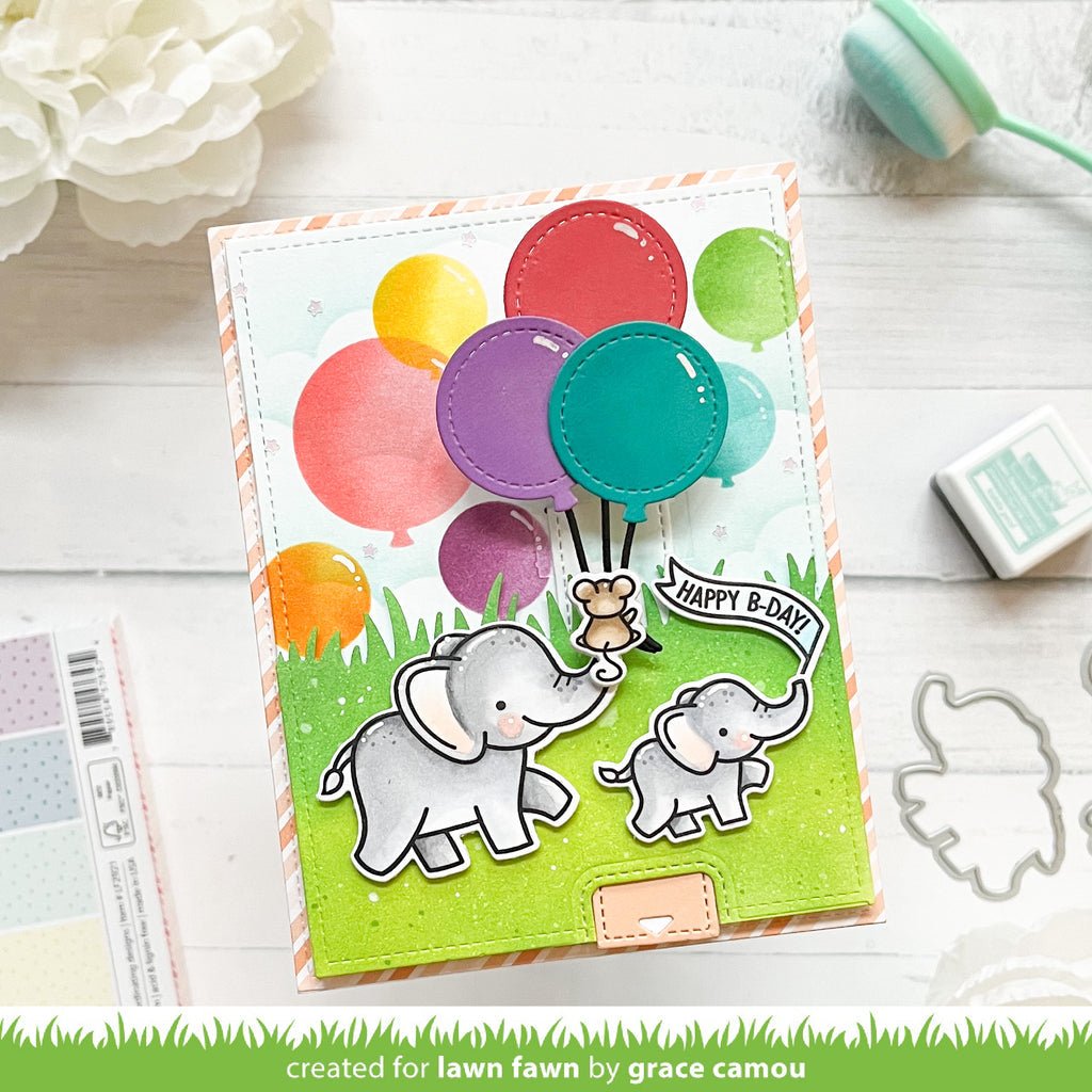 Lawn Fawn - Balloons - Stencils