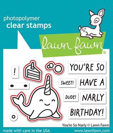 Lawn Fawn You're so narly Outline Stanzen