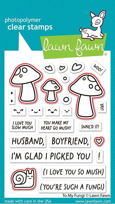 Lawn Fawn - to my fungi lawn cuts - dies