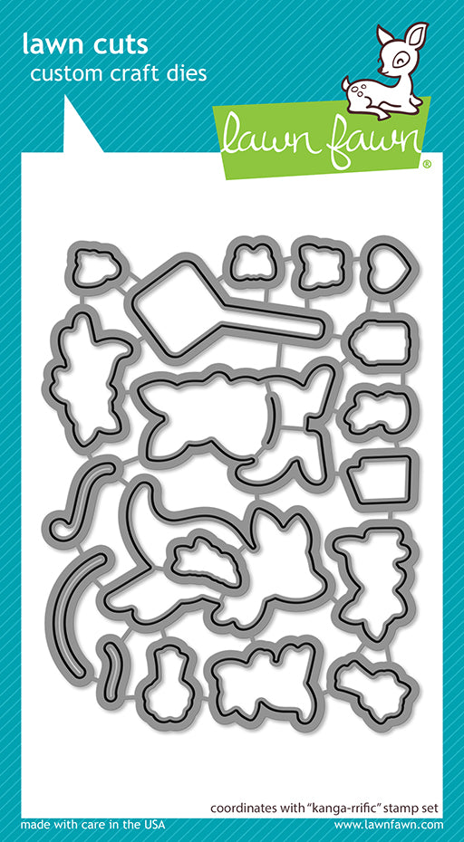 Lawn Fawn Kanga-rrific Stanzen