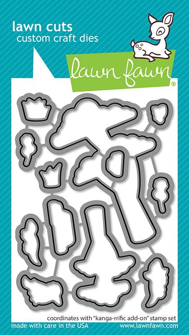 Lawn Fawn Kanga-rrific Add-on Stanzen