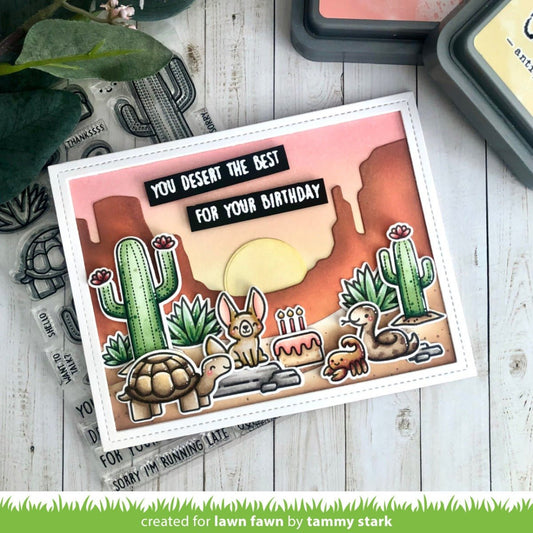 Lawn Fawn Critters in the desert Stempelset 4x6