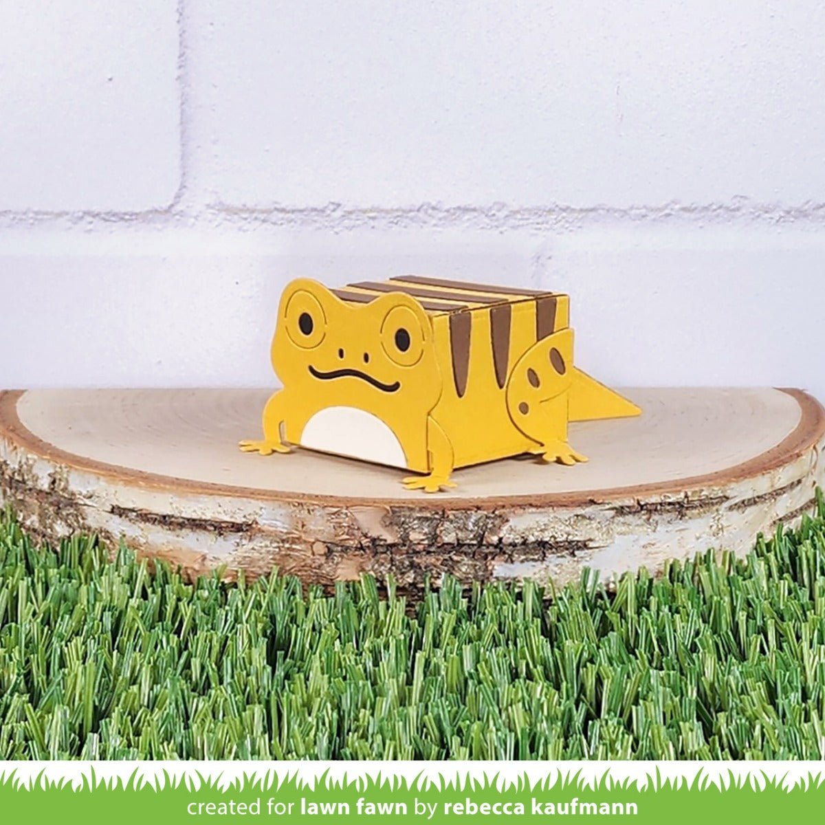 Lawn Fawn Tiny gift box lizard and snake add-on Stand Alone Stanzen