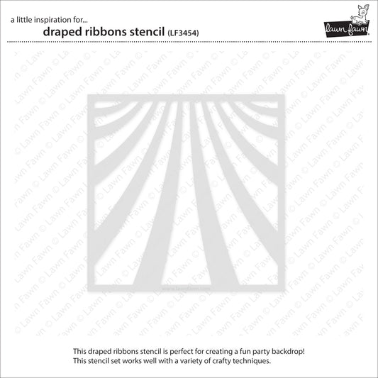 Lawn Fawn Draped ribbons Schablonen