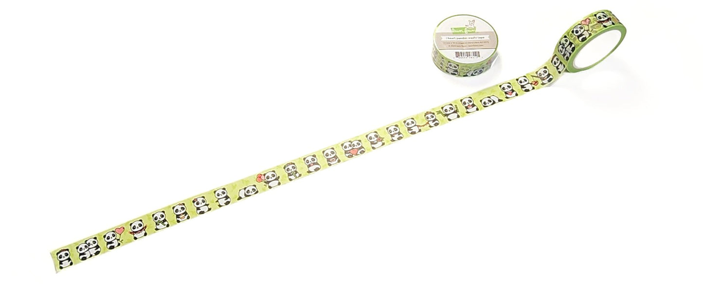 Lawn Fawn - i heart pandas - washi tape
