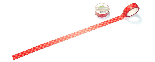 Lawn Fawn - pink gingham - washi tape