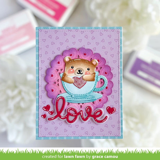 Lawn Fawn - tiny gift box panda and bear add-on - stand-alone die
