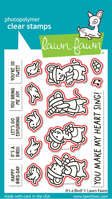 Lawn Fawn - It's A bird! - Outline Stanzen