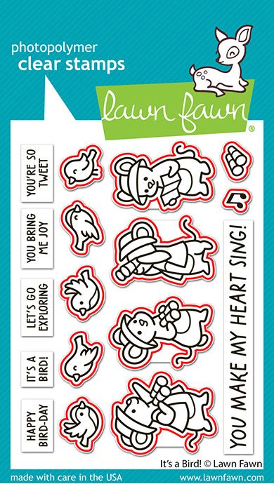 Lawn Fawn - It's A bird! - Outline Stanzen