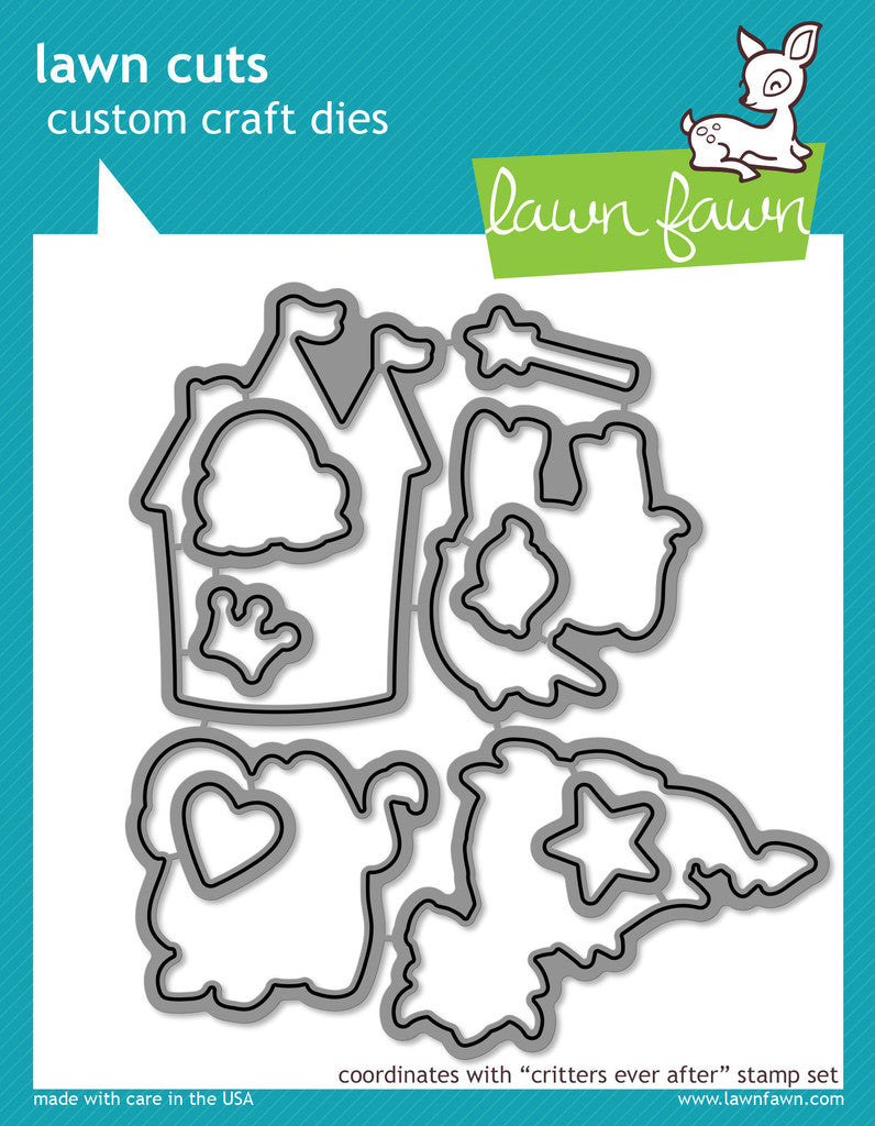 craft dies lawn fawn citters ever after für scrapbook & cardmaking