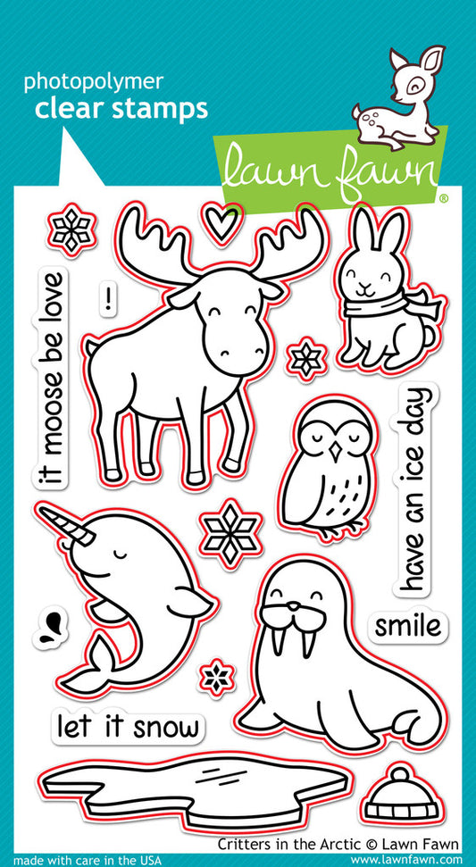 lawn fawn lawn cuts die critters in the arctic