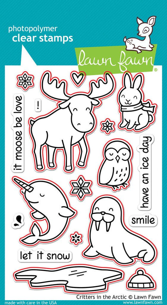 lawn fawn lawn cuts die critters in the arctic