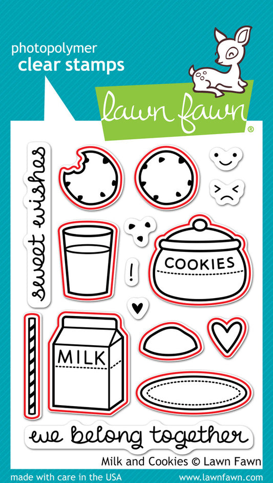 lawn fawn lawn cuts die milk and cookies