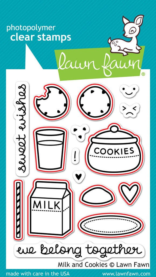 lawn fawn lawn cuts die milk and cookies