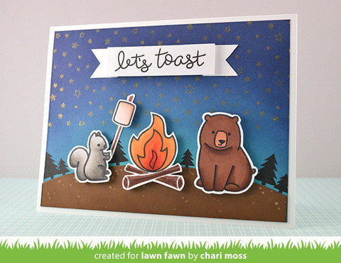 clear stamps lawn fawn Love You S`more für scrapbooking & cardmakings