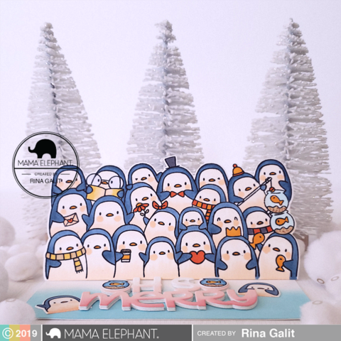 Mama Elephant - The Penguins Waddle - Stanzen