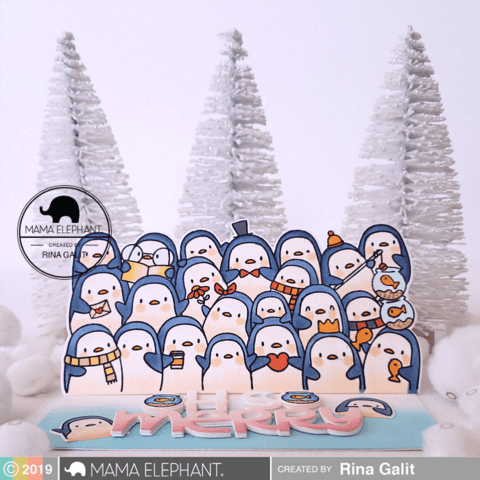 Mama Elephant - The Penguins Waddle - Stanzen