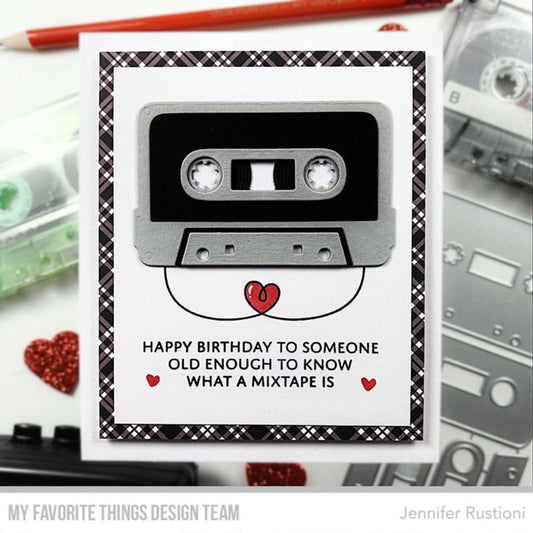 My Favorite Things - Mixtape Messages - Clear Stamp Set 4x8