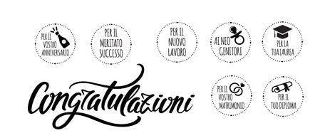 ModaScrap - Congratulazioni - Clear Stamp