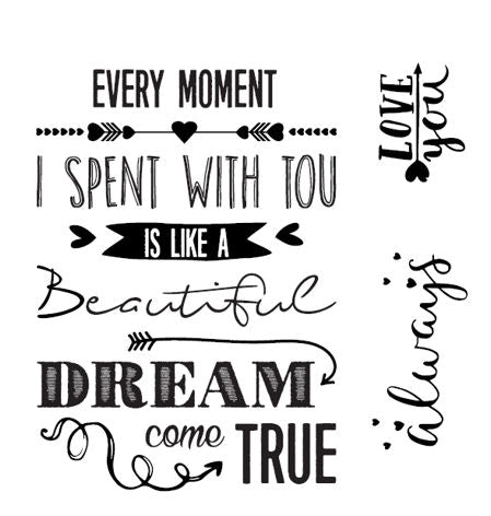 ModaScrap - Every Moment - Clear Stamp