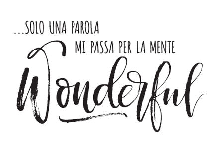 ModaScrap - Wonderful - Clear Stamp