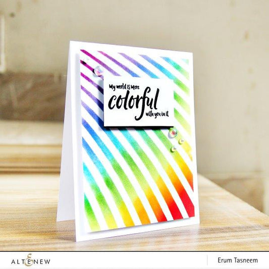 Altenew - Schablone - Moldet Lines