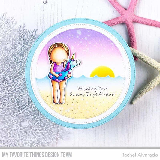 My Favorite Things Stencil Schablone 15x15cm Ocean Motion