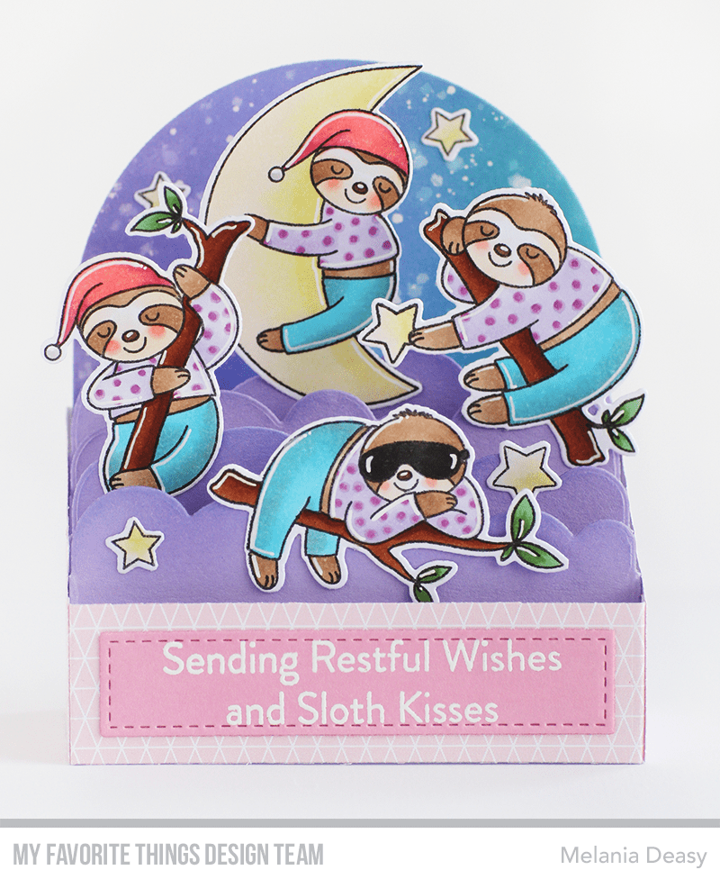 My Favorite Things - Slumbering Sloths - Clear Stamps 4x8