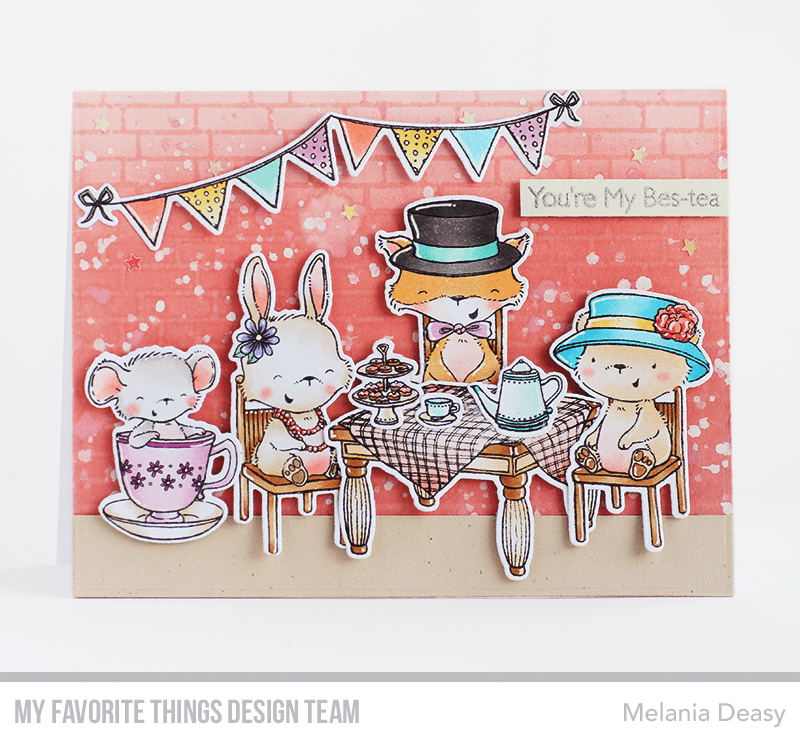 My Favorite Things - Tea Party - Clear Stamps 4x8