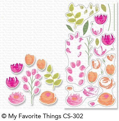 My Favorite Things - Painted Prints - Clear Stamp 4x8
