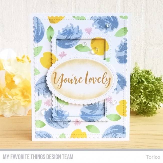 My Favorite Things - Painted Prints - Clear Stamp 4x8