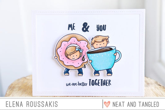 Neat & Tangled Say Yes To Donuts Clear Stamp 4x6