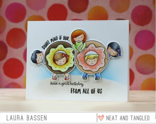 Neat & Tangled Say Yes To Donuts Clear Stamp 4x6