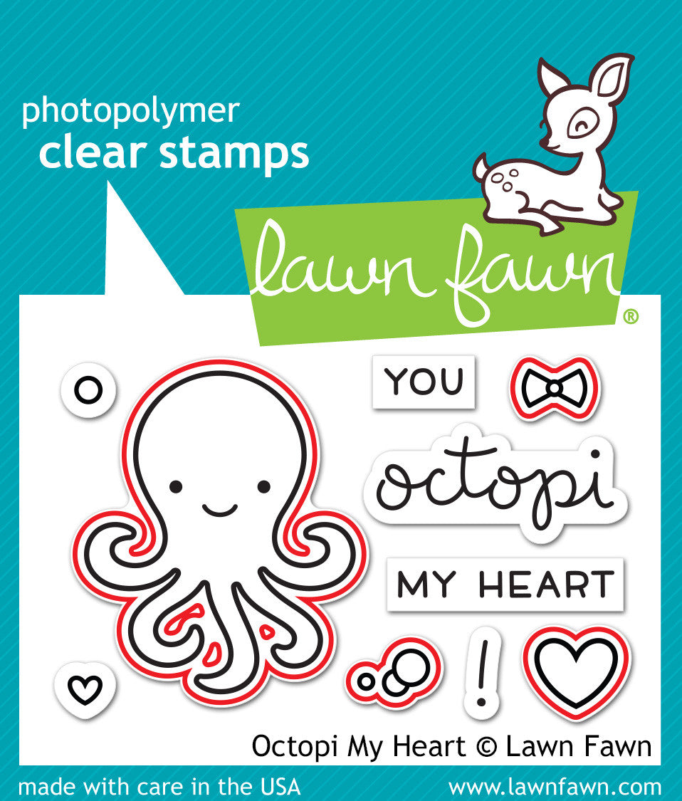 Lawn Fawn - Octopi My Heart - Cuts
