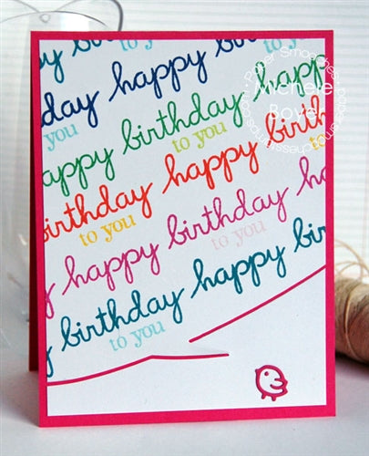 Paper Smooches - Stempelset 4x6 - Delightful Greetings