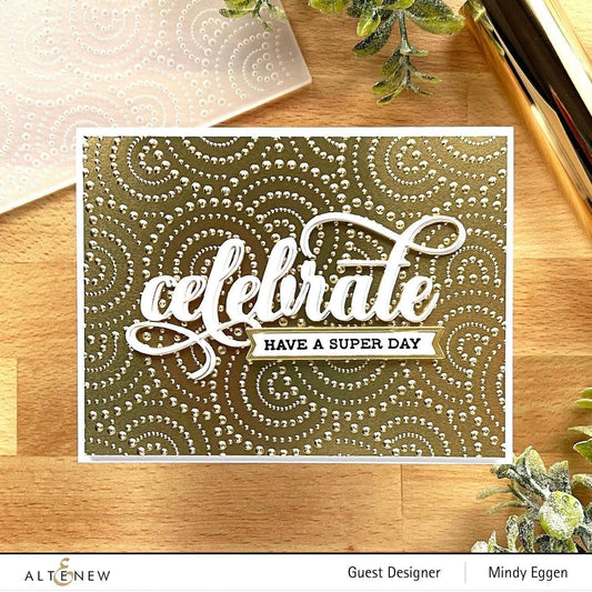 Altenew - 3D Embossing Folder - Dotty Circles