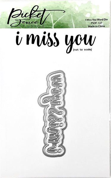 Picket Fence Studios - I Miss You - Stand Alone Stanze