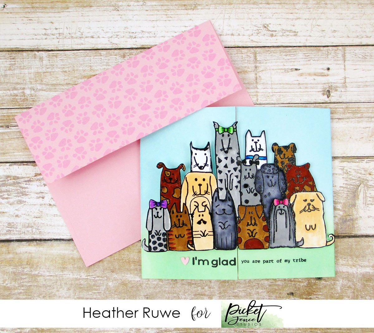 Picket Fence Studios - Part of the Pack - Clear Stamps 6x6