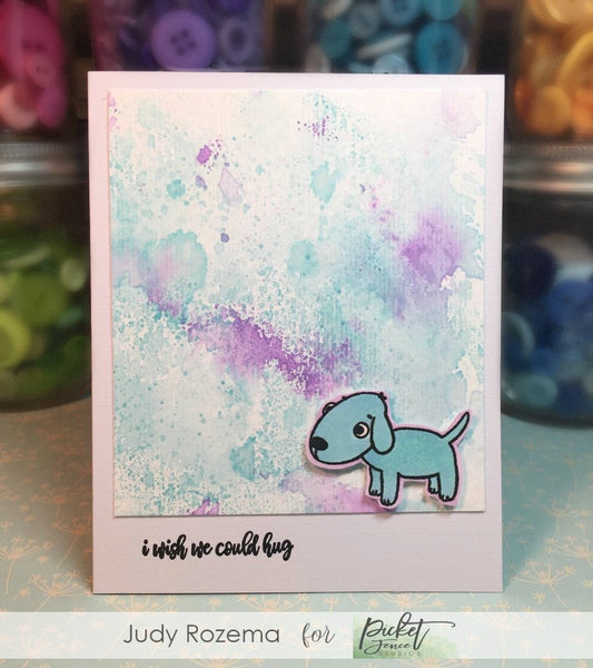 Picket Fence Studios Puppy Love Clear Stamps 2x3