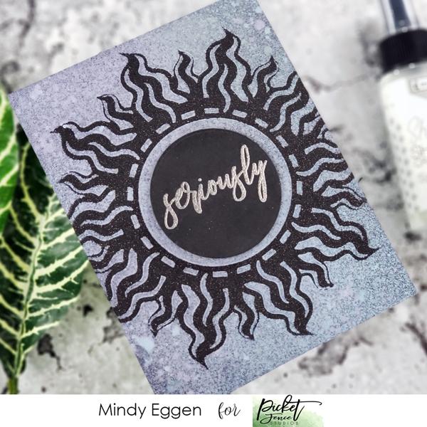 Picket Fence Studios - Schablone - Artsy Sun