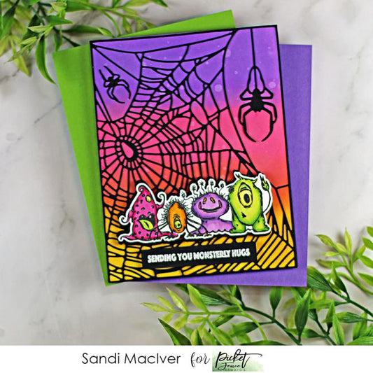 Picket Fence Studios - Spider Web - Stand Alone Stanze