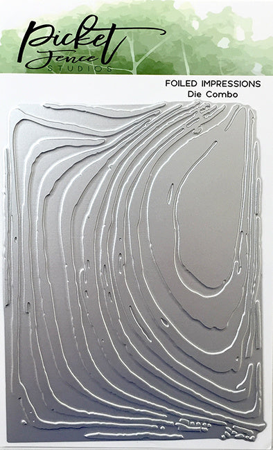 Picket Fence Studios - Woodgrain Foil Die