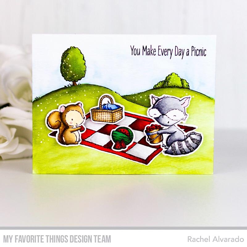My Favorite Things Picnic Pals Clear Stamps + Die-namics Stanzen