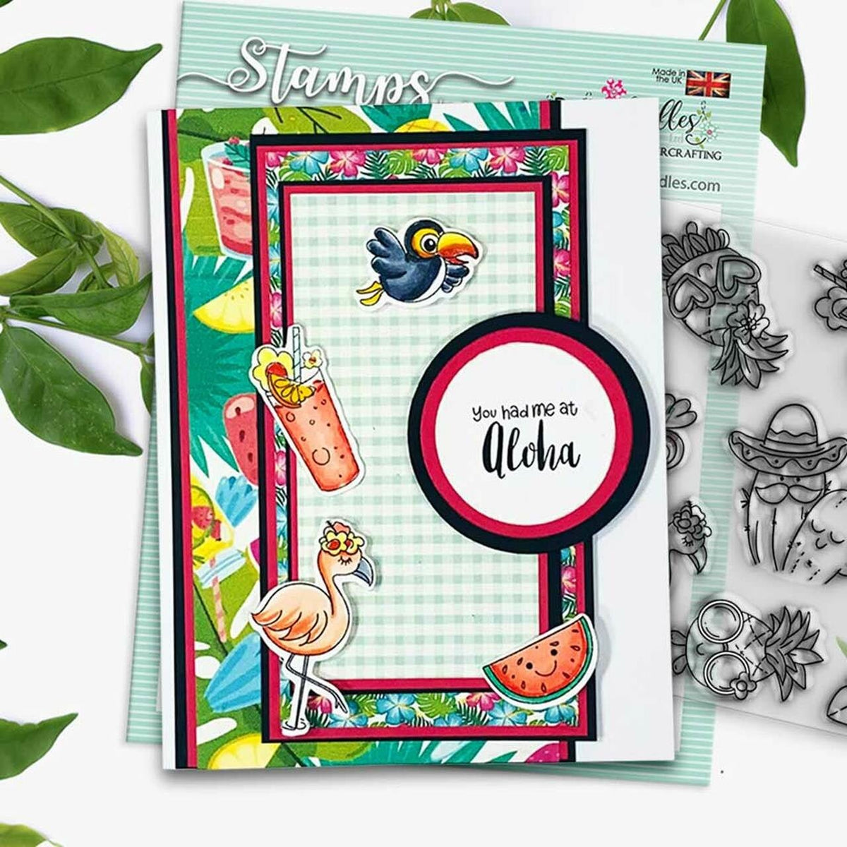 Polkadoodles - Tropical Fever - Clear Stamps 4x4