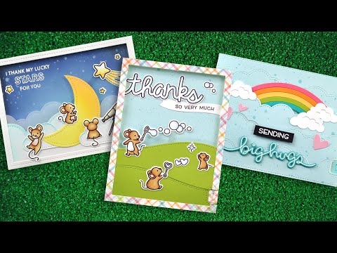 Lawn Fawn Swish 'n Pop Pull Tab Stand Alone Stanze