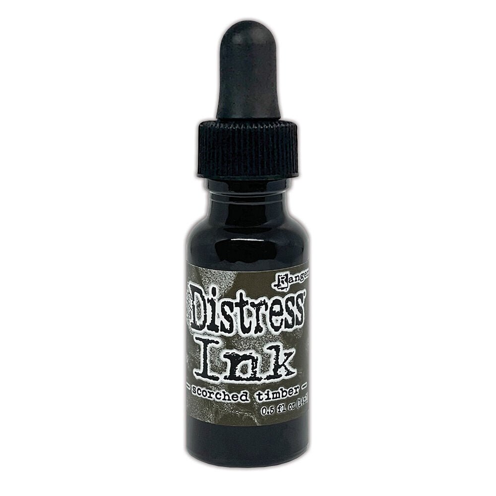 Tim Holtz Distress Ink Reinker Scorched Timber