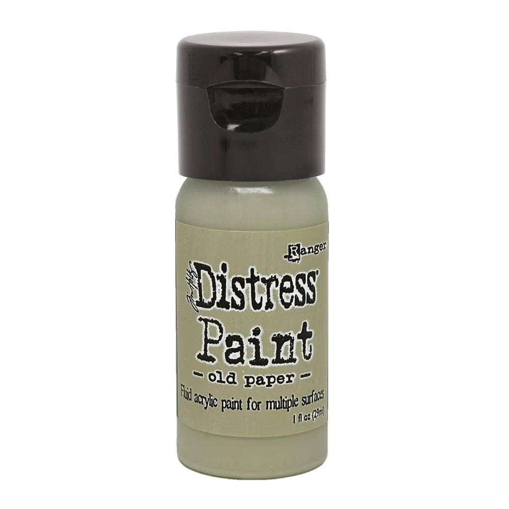 Tim Holtz Distress Paint Flip Top Old Paper 1 fl oz (29 ml)