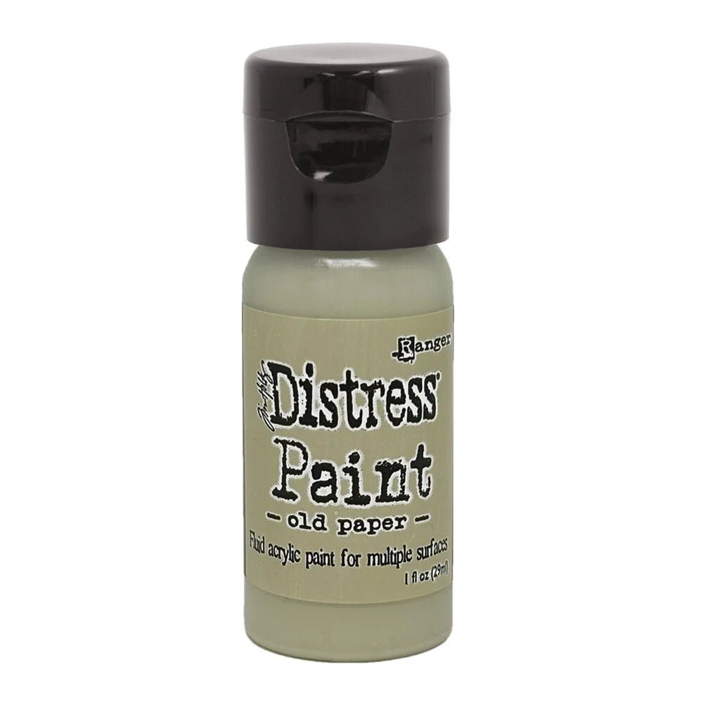 Tim Holtz Distress Paint Flip Top Old Paper 1 fl oz (29 ml)