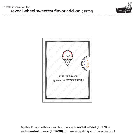 Lawn Fawn - Reveal Wheel Sweetest Flavor Add-On - Stanze